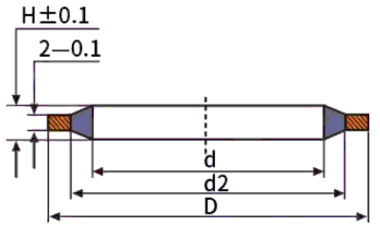 Bonded Sealing Washer Drawing