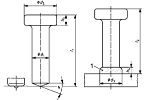 ISO13918 Shear connector welding stud drawing