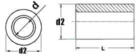 round coupling nut drawing